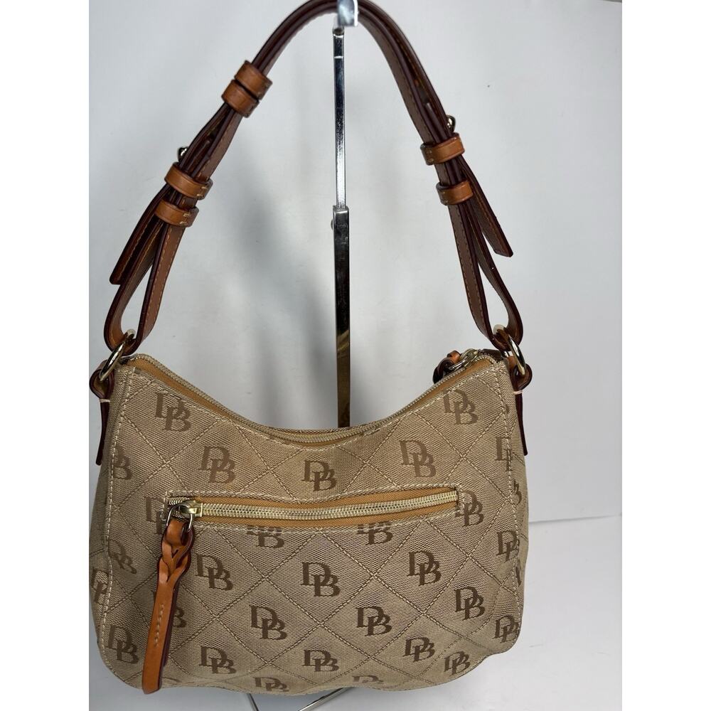 Dooney And Bourke Signature Db Logo Handbag/ Shou… - image 4